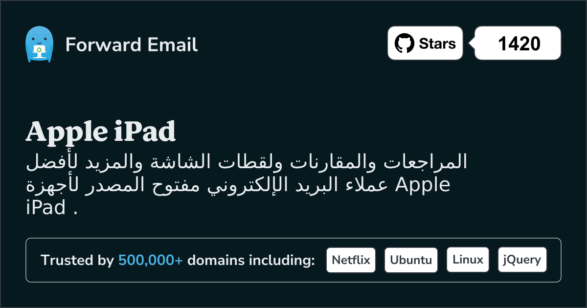 أفضل عملاء البريد الإلكتروني مفتوح المصدر لأجهزة Apple iPad في 2025