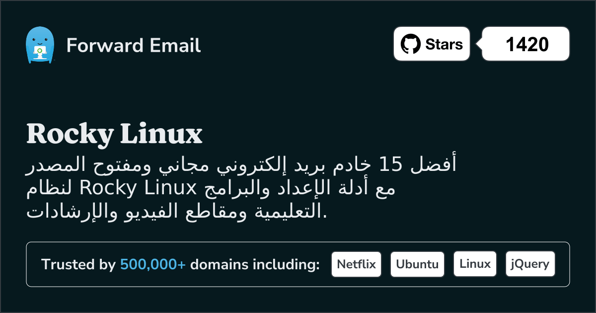 أفضل 15 خادم بريد إلكتروني مفتوح المصدر لنظام Rocky Linux في 2025