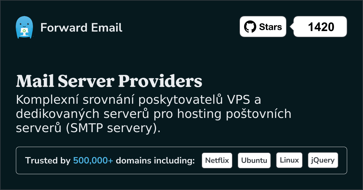 Nejlepší poskytovatelé poštovních serverů