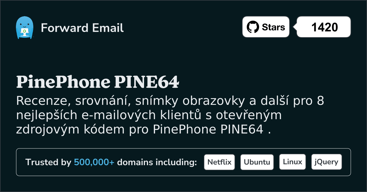 8 nejlepších e-mailových klientů s otevřeným zdrojovým kódem pro PinePhone PINE64 v 2025