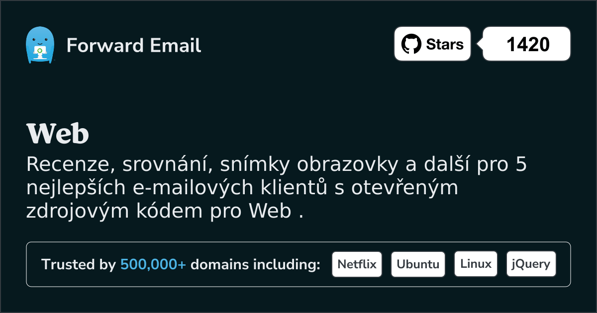 5 nejlepších e-mailových klientů s otevřeným zdrojovým kódem pro Web v 2025