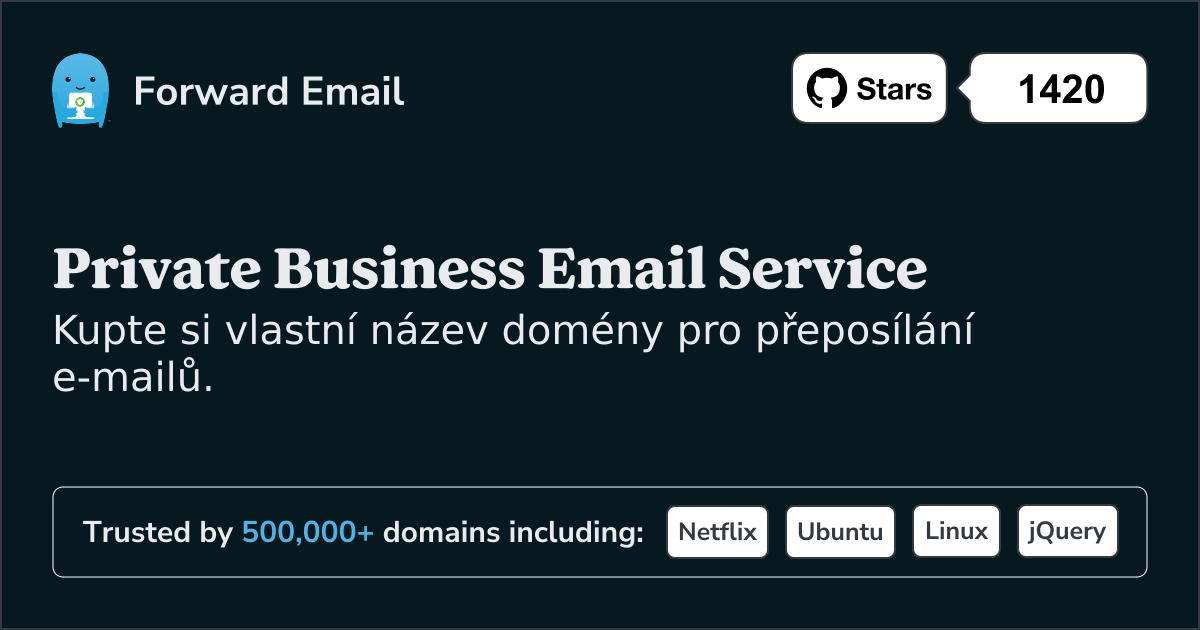 Zaregistrujte vlastní doménu pro e-mail