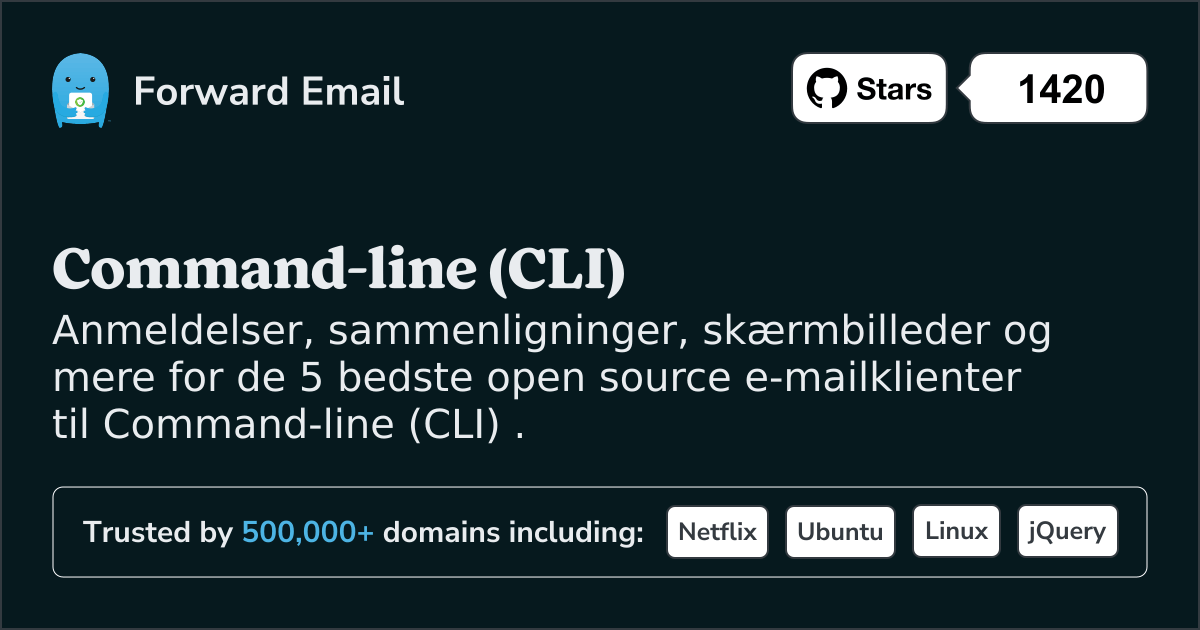 5 største open source-e-mail-klienter til Command-line (CLI) i 2025
