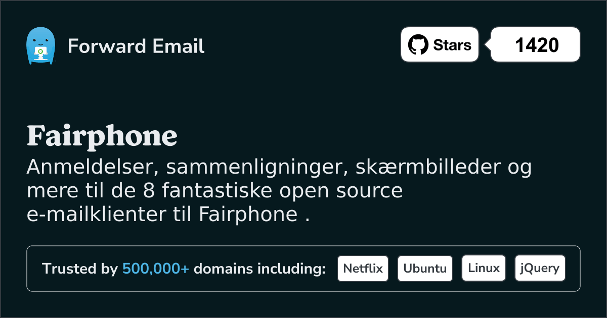 8 fantastiske Open Source e-mail-klienter til Fairphone i 2025