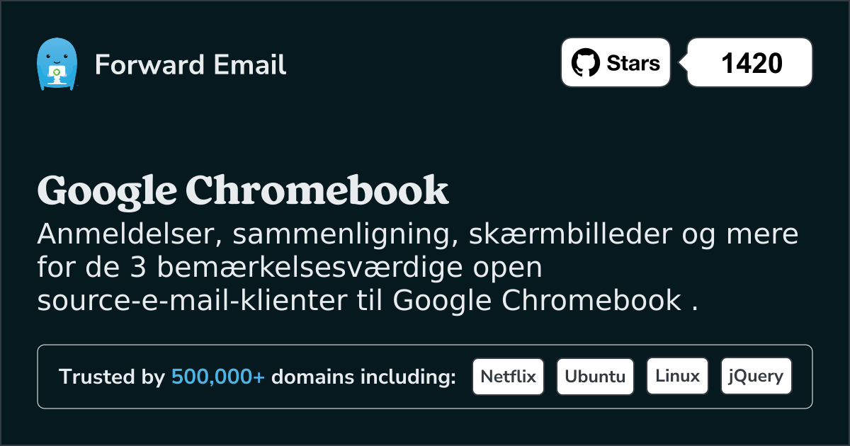 3 bemærkelsesværdige Open Source-e-mail-klienter til Google Chromebook i 2025