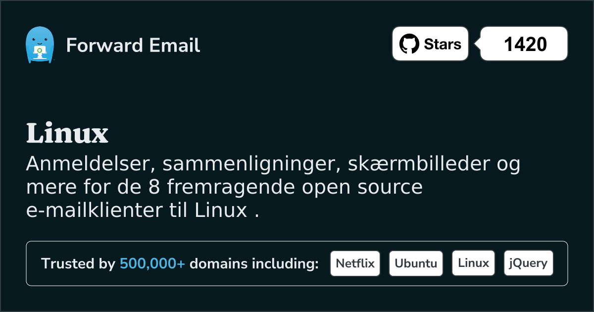 8 fremragende Open Source e-mail-klienter til Linux i 2025