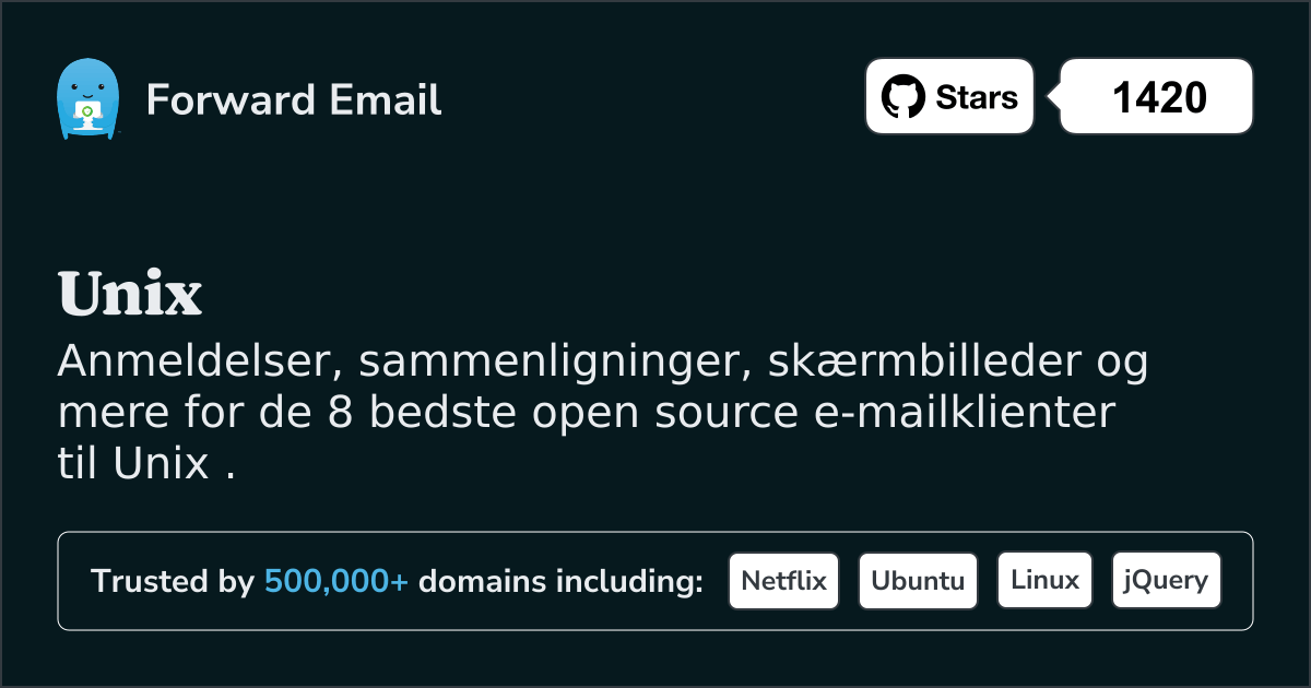 8 Top Open Source e-mail-klienter til Unix i 2025