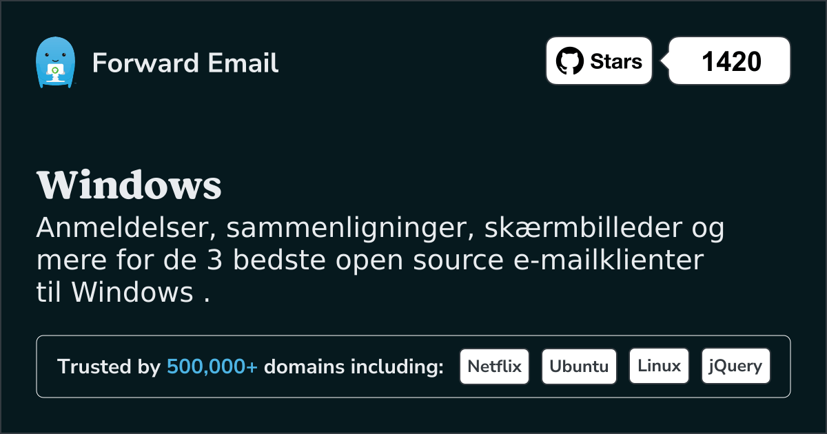 3 Top Open Source e-mail-klienter til Windows i 2025