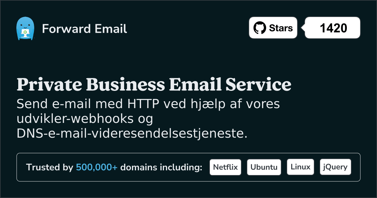 Gratis e-mail-webhooks til udviklere og brugerdefinerede domæner