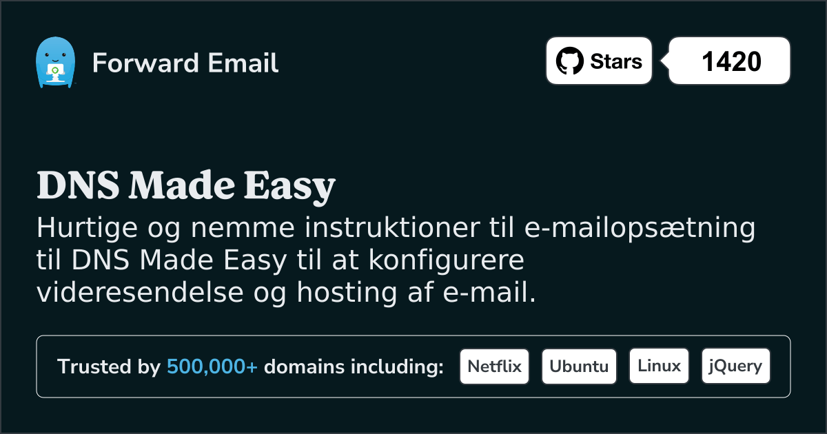 Sådan opsætter du e-mail med DNS Made Easy