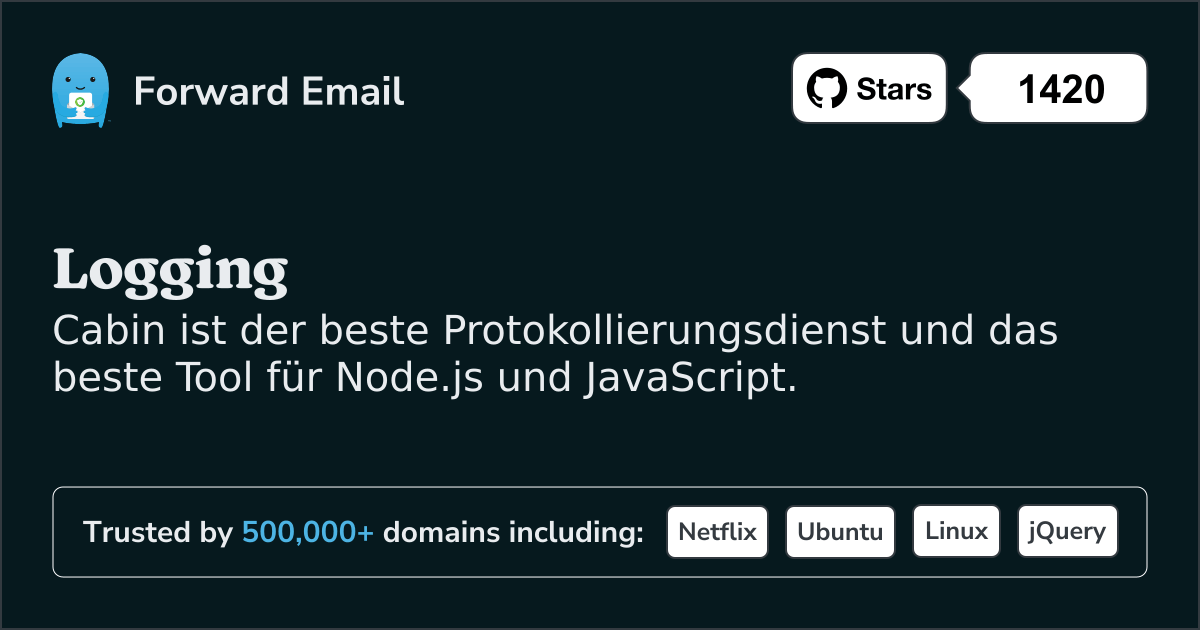 Node.js-Protokollierungsdienst
