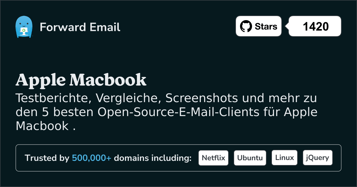 Die 5 besten Open-Source-E-Mail-Clients fĂŒr Apple Macbook im 2025