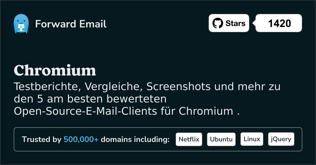 Die 5 am höchsten bewerteten Open-Source-E-Mail-Clients fĂŒr Chromium im 2025