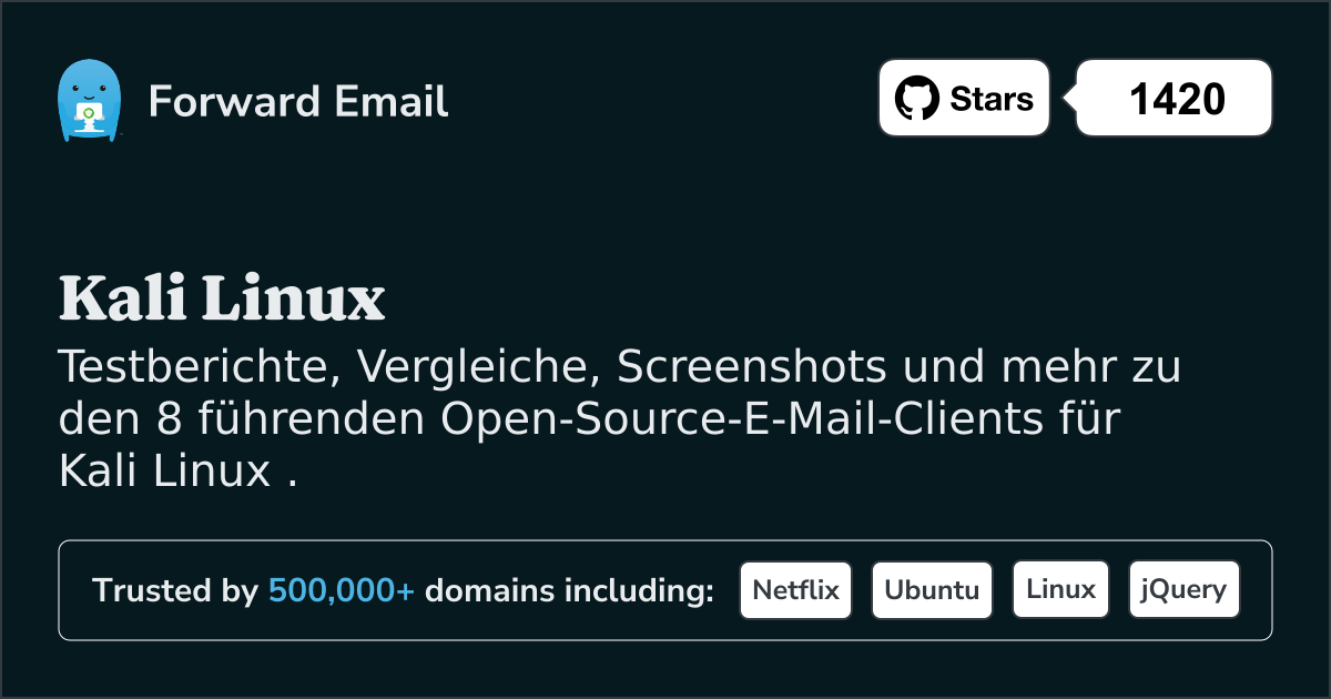 8 fĂŒhrende Open-Source-E-Mail-Clients fĂŒr Kali Linux im 2025
