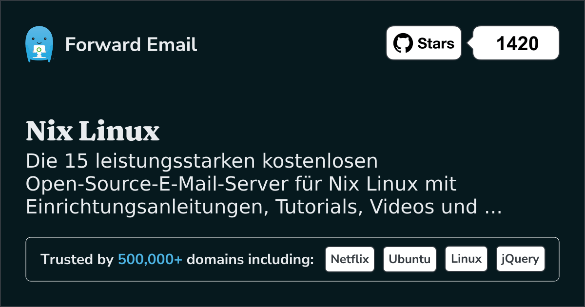 15 leistungsstarke Open-Source-E-Mail-Server fĂŒr Nix Linux im 2025