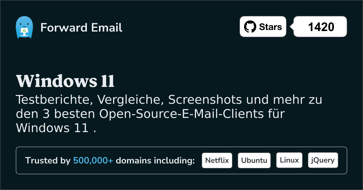 Die 3 besten Open-Source-E-Mail-Clients fĂŒr Windows 11 im 2025