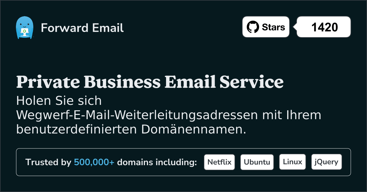 Wegwerf-E-Mail-Adressen für benutzerdefinierte Domänen