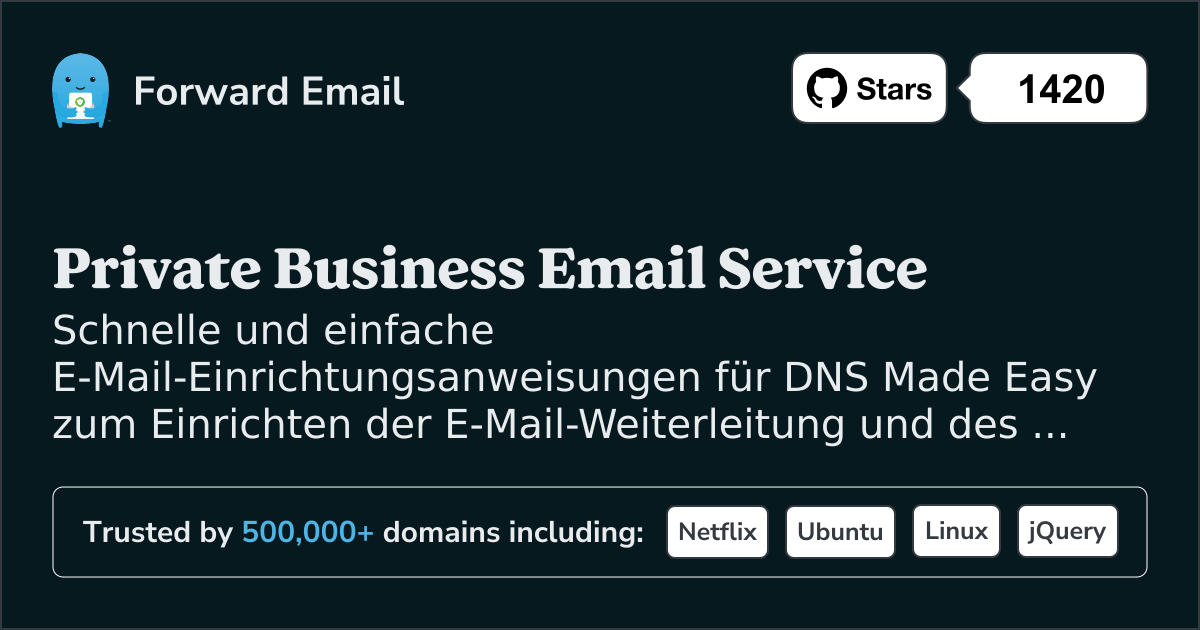 So richten Sie E-Mail mit DNS Made Easy ein