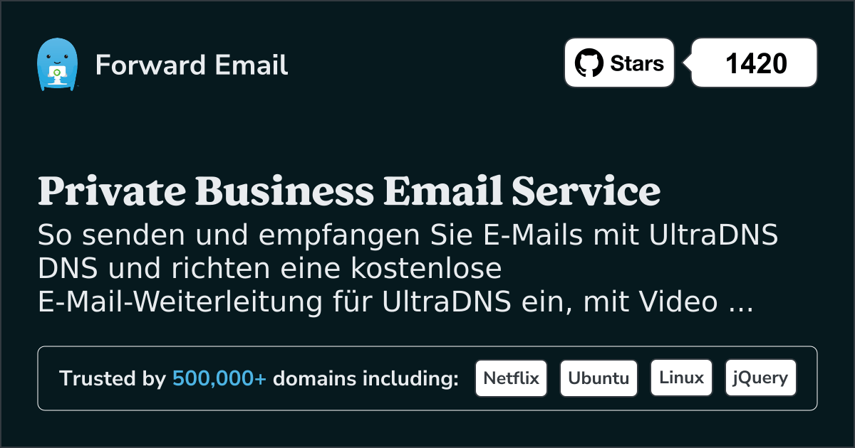 So richten Sie E-Mail mit UltraDNS ein