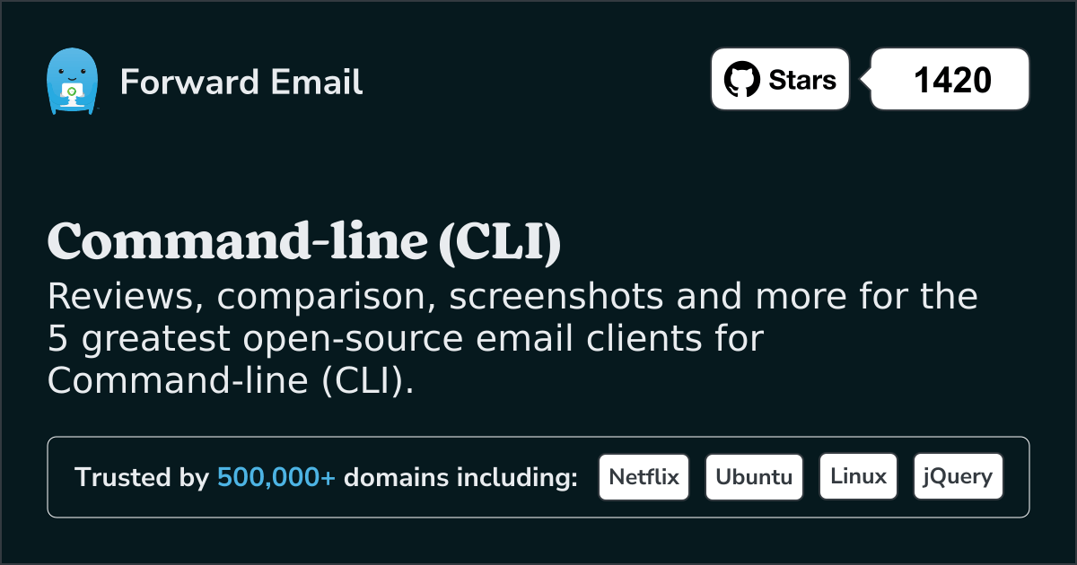 5 Greatest Open Source Email Clients for Command-line (CLI) in 2025