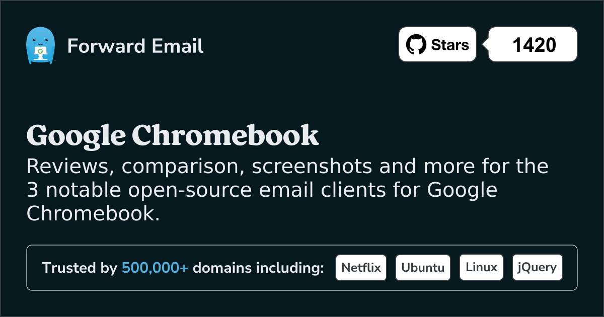 3 Notable Open Source Email Clients for Google Chromebook in 2025