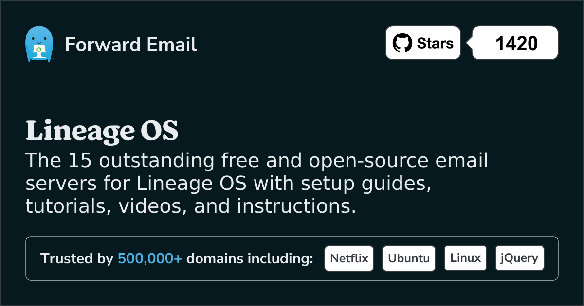 15 Outstanding Open Source Email Servers for Lineage OS in 2025