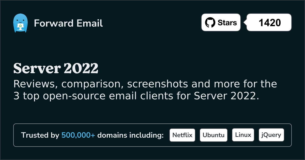 3 Top Open Source Email Clients for Server 2022 in 2025