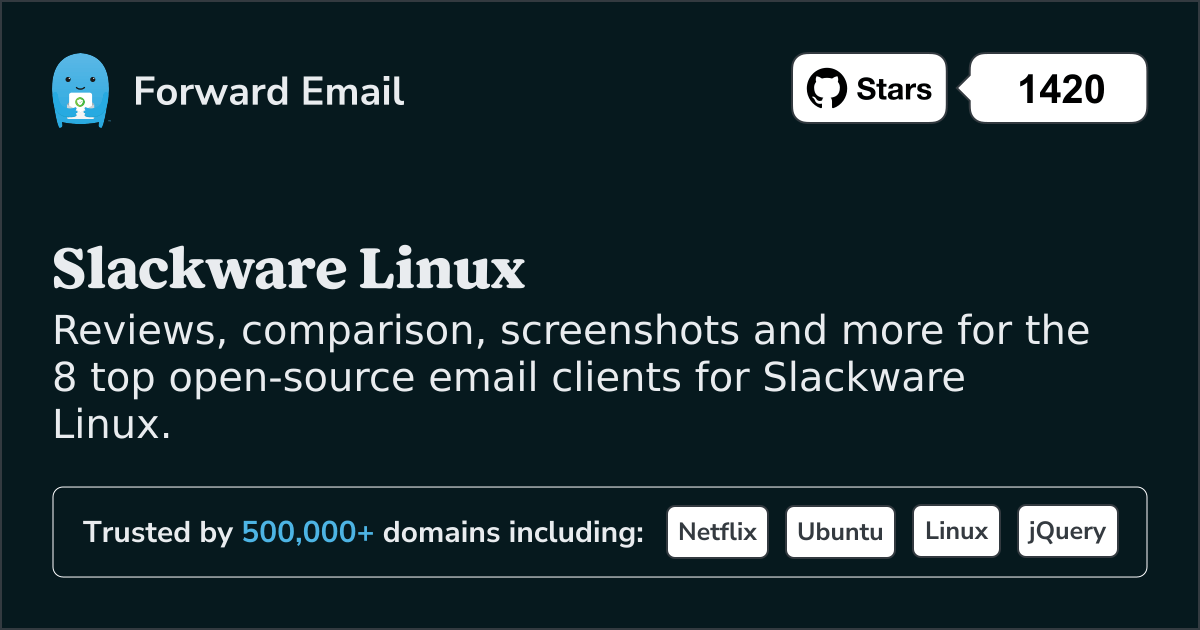 8 Top Open Source Email Clients for Slackware Linux in 2025