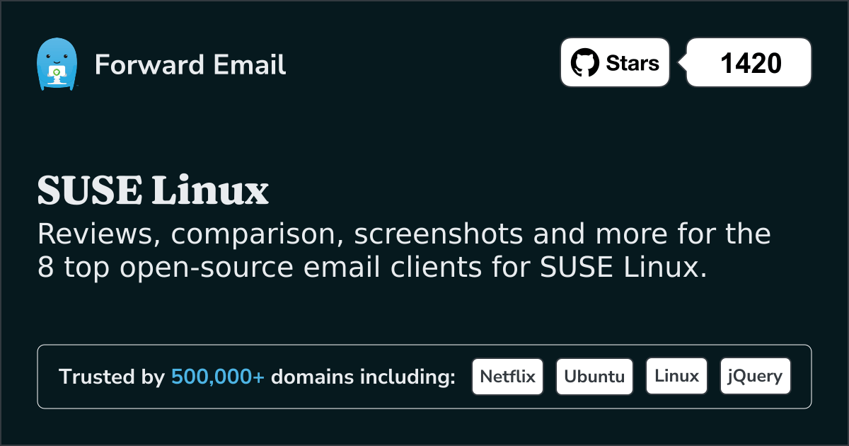 8 Top Open Source Email Clients for SUSE Linux in 2025