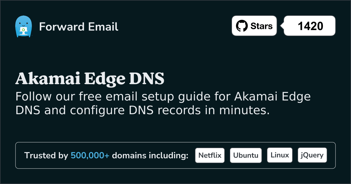 How to Setup Email with Akamai Edge DNS