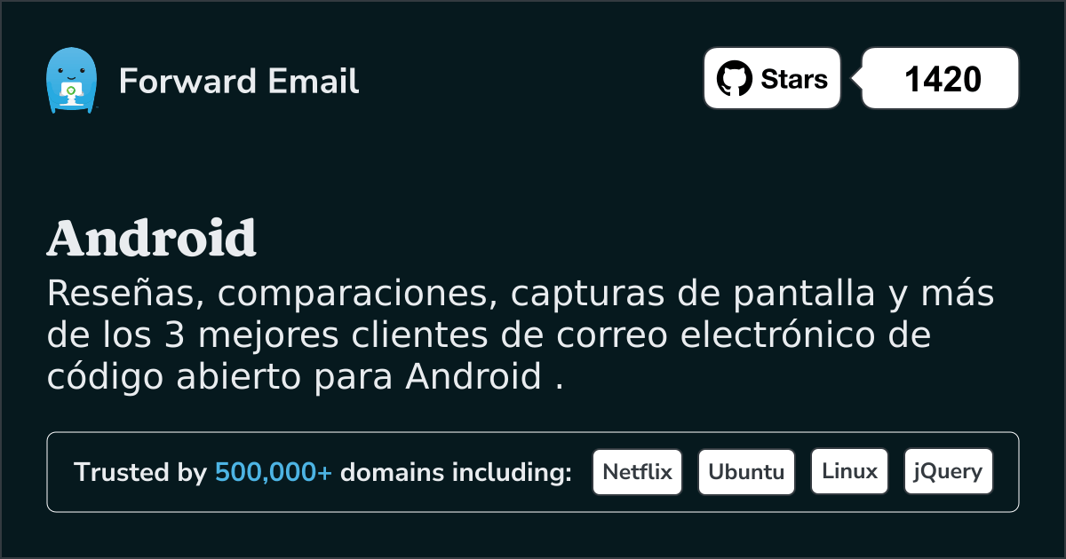 Los 3 mejores clientes de correo electrónico de código abierto para Android en 2025