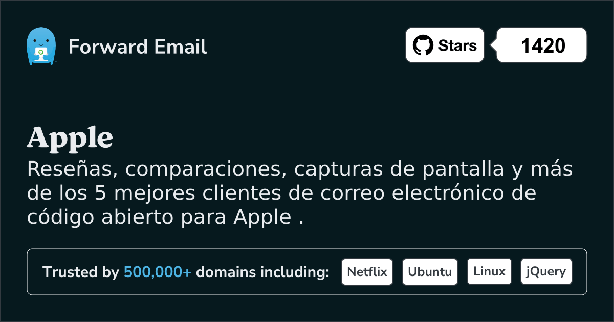 Los 5 mejores clientes de correo electrónico de código abierto para Apple en 2025