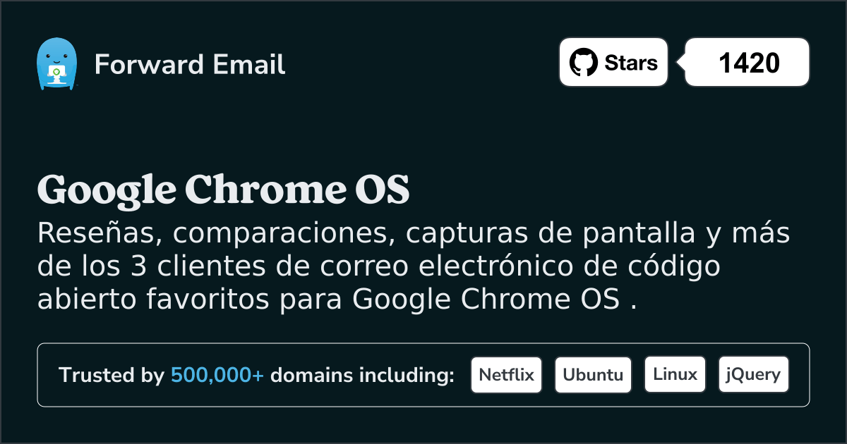 3 clientes de correo electrónico de código abierto favoritos para Google Chrome OS en 2025