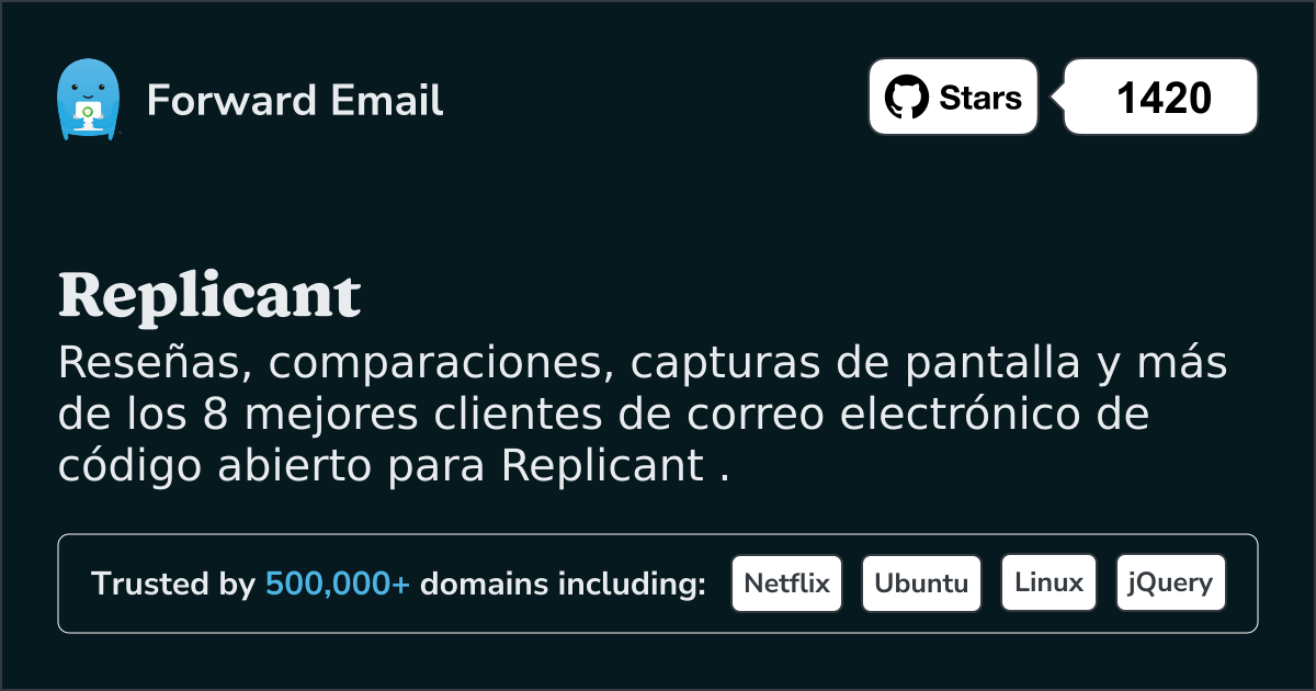 Los 8 mejores clientes de correo electrónico de código abierto para Replicant en 2025