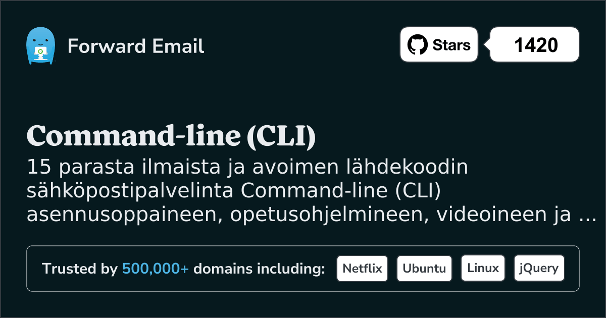 15 parasta avoimen lähdekoodin sähköpostipalvelinta Command-line (CLI) vuonna 2025