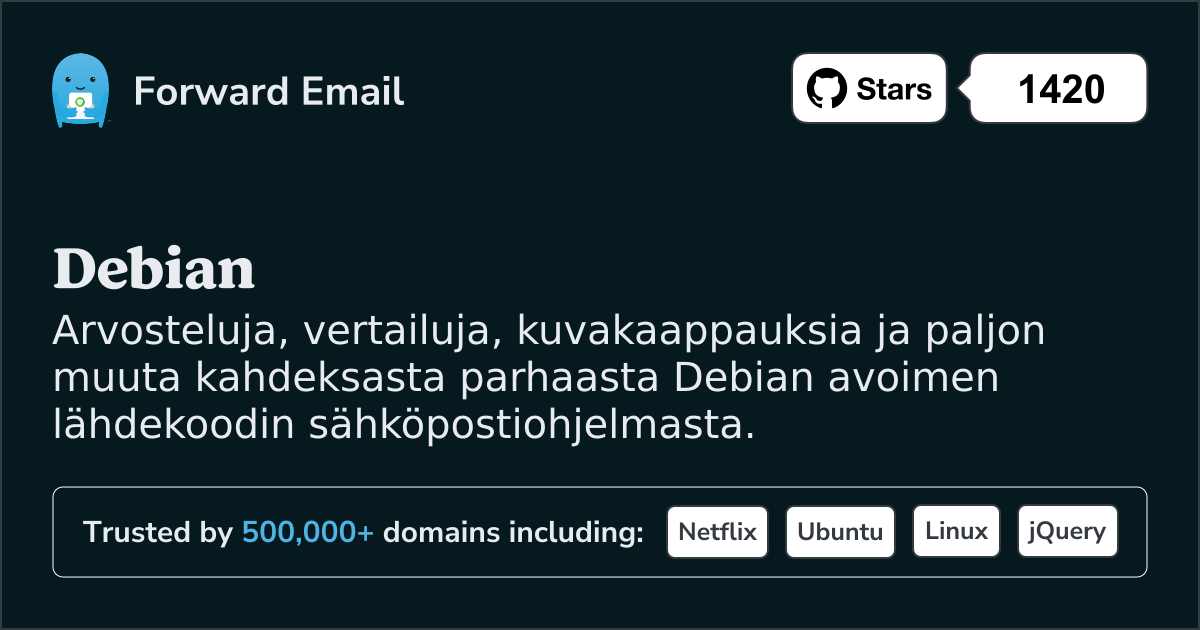 8 parasta avoimen lähdekoodin sähköpostiohjelmaa Debian vuonna 2025
