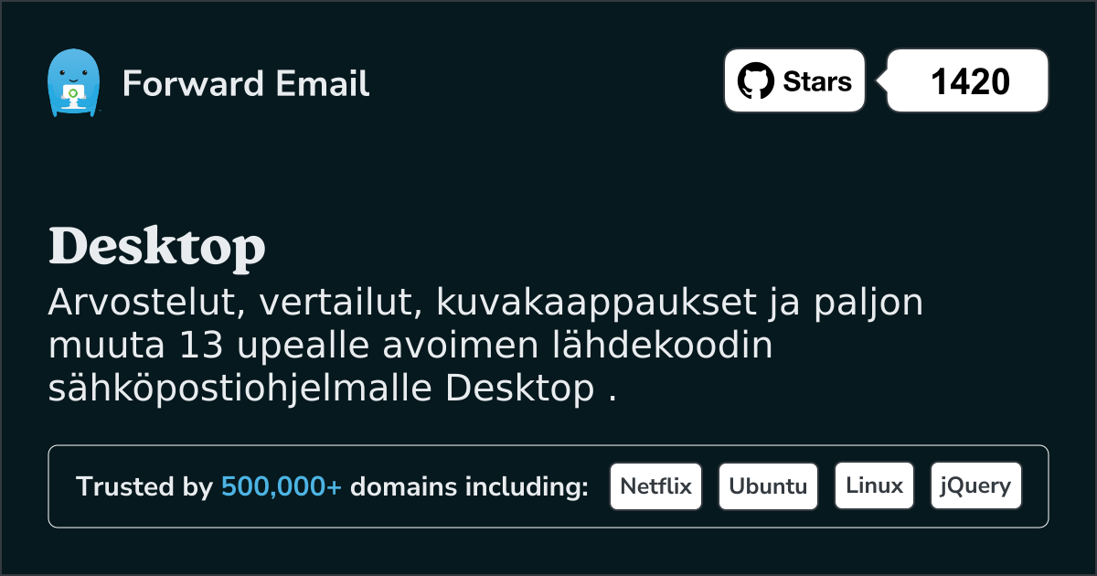 13 upeaa avoimen lähdekoodin sähköpostiohjelmaa Desktop vuonna 2025
