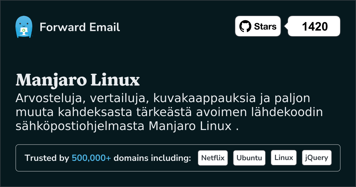 8 tärkeää avoimen lähdekoodin sähköpostiohjelmaa Manjaro Linux vuonna 2025