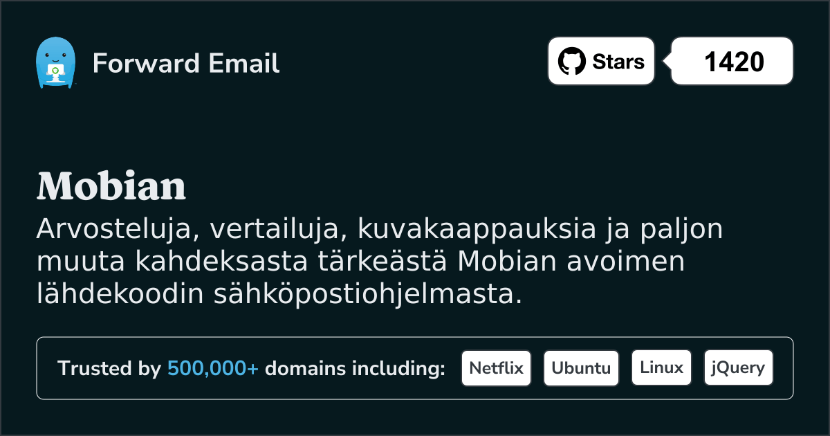 8 tärkeää avoimen lähdekoodin sähköpostiohjelmaa Mobian vuonna 2025
