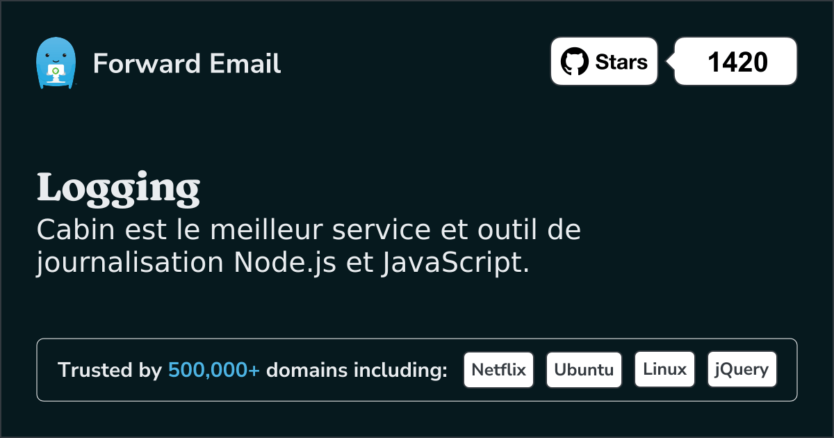 Service de journalisation Node.js
