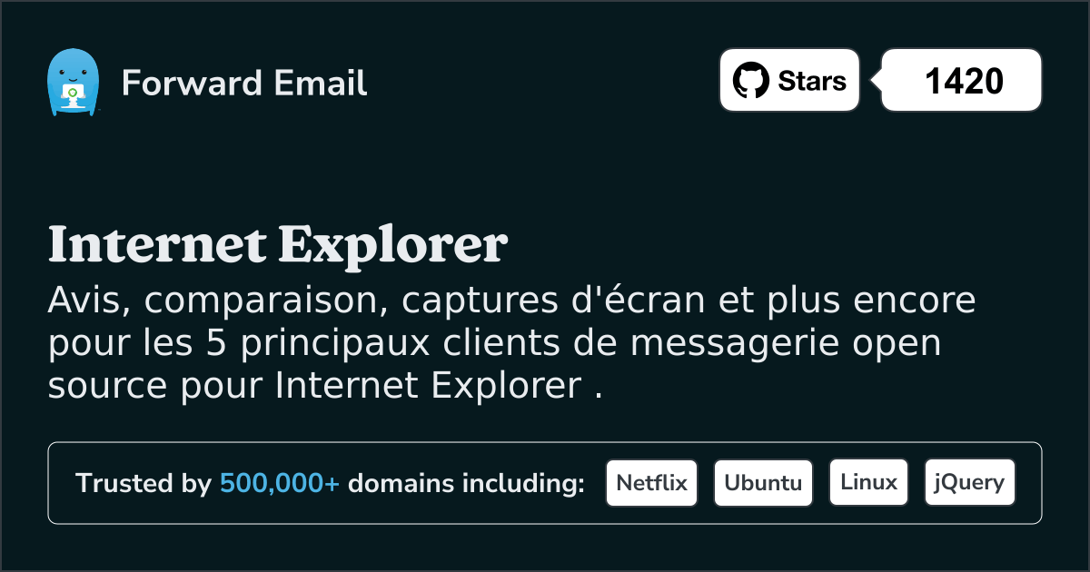 Les 5 principaux clients de messagerie open source pour Internet Explorer en 2025