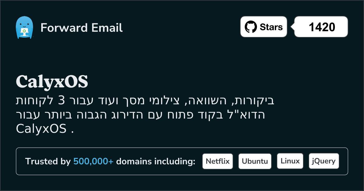 3 לקוחות דוא"ל בקוד פתוח עם הדירוג הגבוה ביותר עבור CalyxOS בשנת 2025