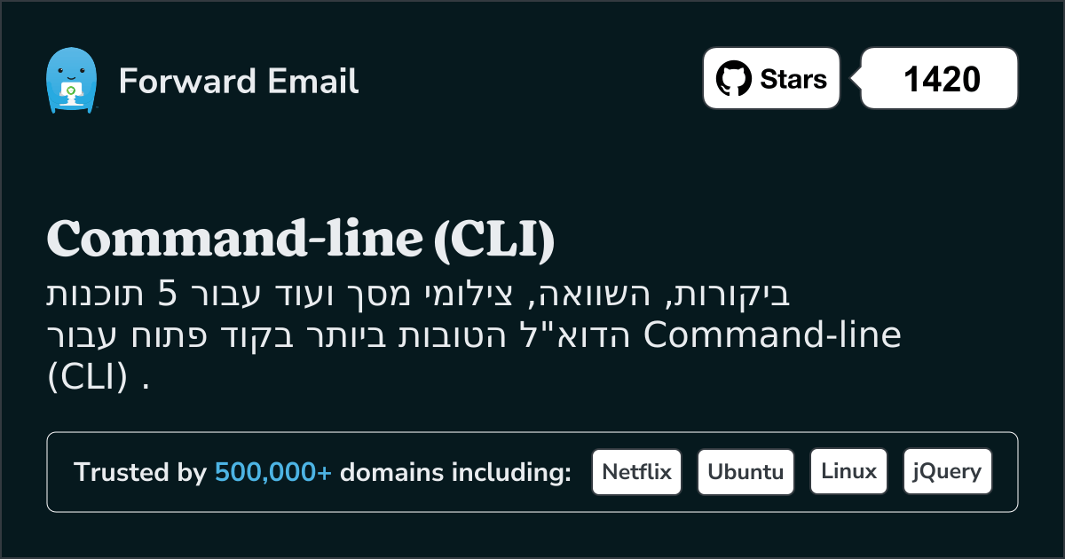 5 לקוחות הדוא"ל הגדולים ביותר בקוד פתוח עבור Command-line (CLI) בשנת 2025