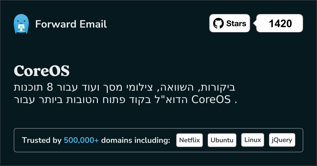 8 לקוחות הדוא"ל הגדולים ביותר בקוד פתוח עבור CoreOS בשנת 2025