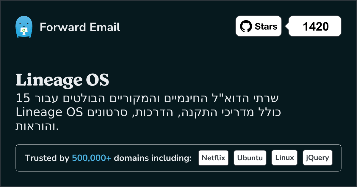 15 שרתי דוא"ל מצטיינים בקוד פתוח עבור Lineage OS בשנת 2025