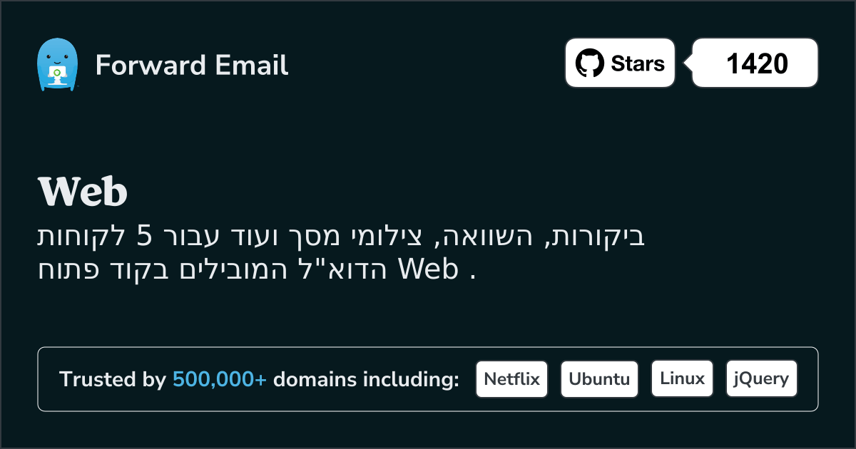 5 לקוחות דוא"ל מובילים בקוד פתוח עבור Web בשנת 2025