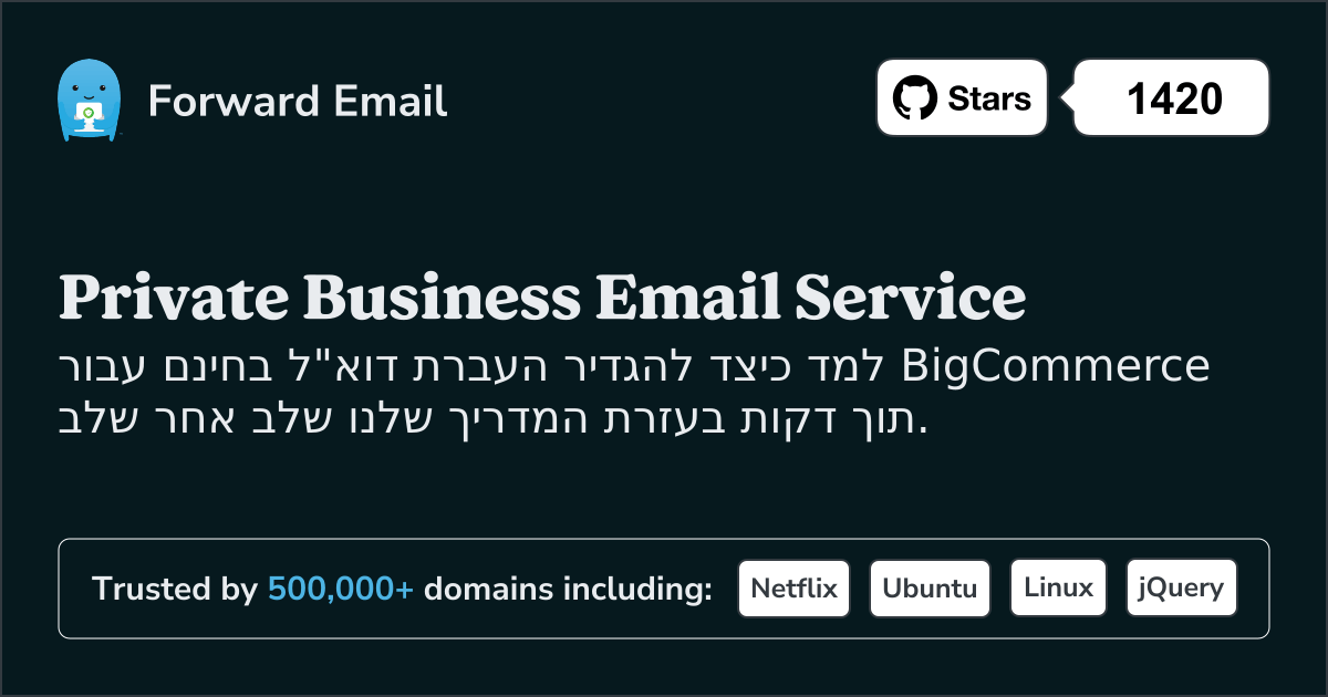 כיצד להגדיר דוא"ל עם BigCommerce
