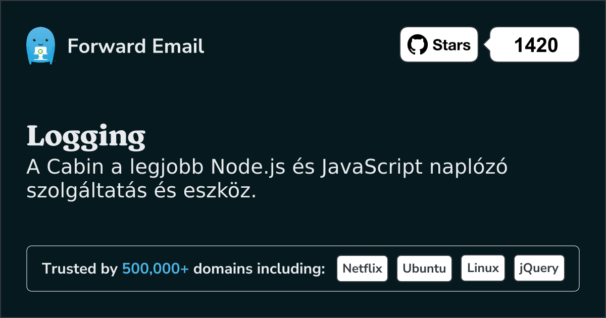 Node.js naplózási szolgáltatás
