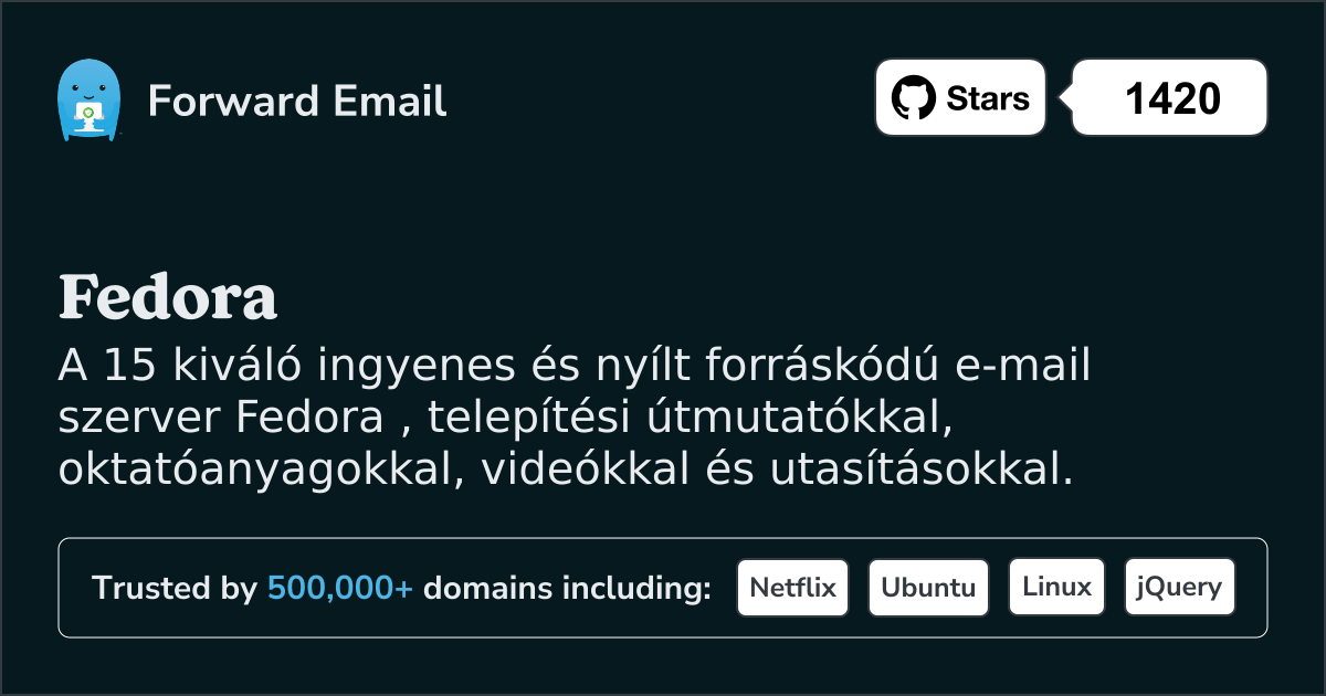 15 kiváló nyílt forráskódú e-mail szerver Fedora számára 2025 ben
