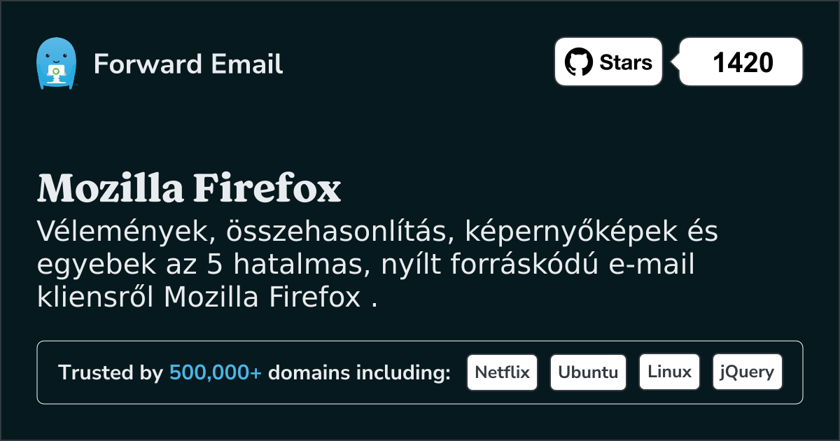 5 hatalmas nyílt forráskódú e-mail kliens a Mozilla Firefox 2025 ben